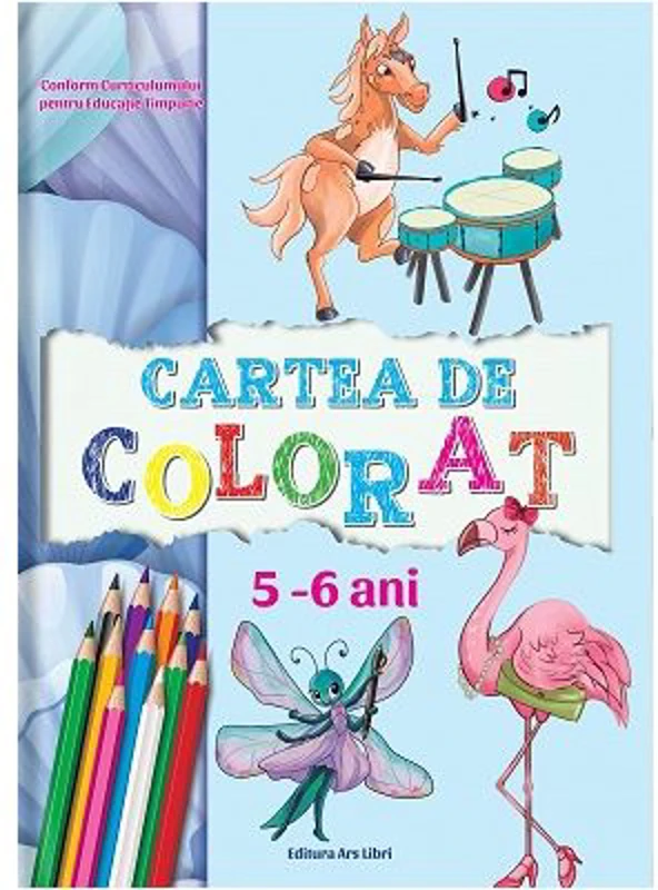 Cartea de colorat 5-6 ani