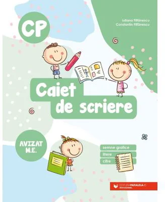 Caiet de scriere. Semne grafice, litere si cifre. Clasa pregatitoare