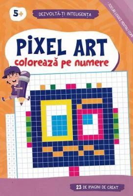 Pixel Art. Coloreaza pe numere 5 ani+