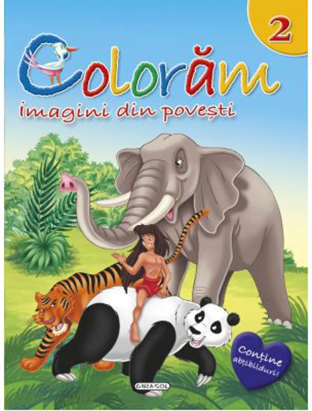 Coloram 2. Imagini din povesti. Contine abtibilduri, reeditare