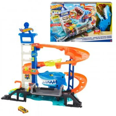 Atacul rechinului Hot Wheels City