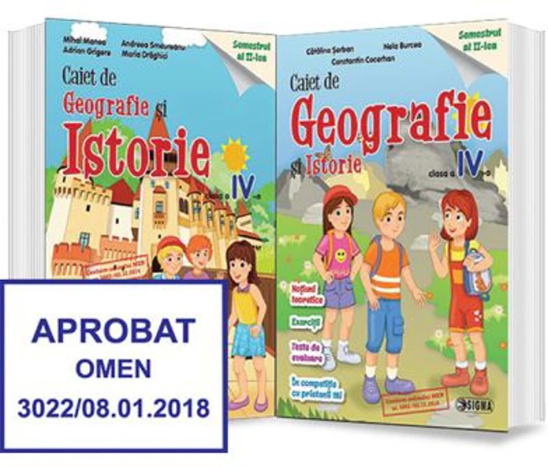 Caiet de pregatire la Istorie si Geografie. Clasa a 4-a, semestrul al 2-lea - Catalina Serban