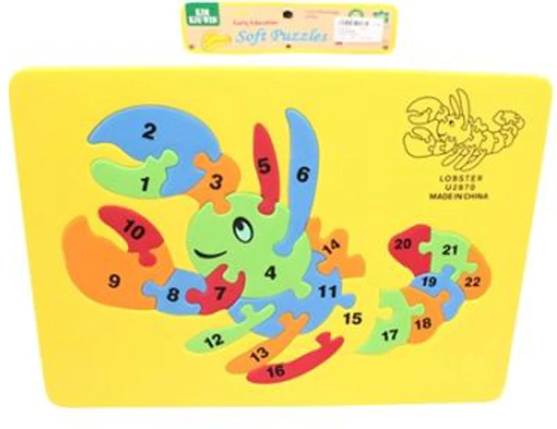 Puzzle EVA, incastru, Rac