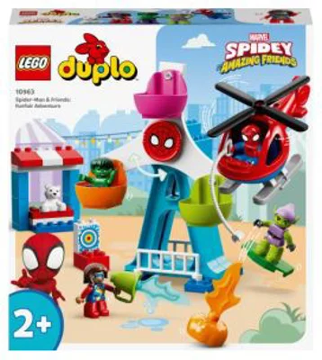 LEGO DUPLO. Spiderman Aventura in Parcul de Distractii 10963, 41 piese