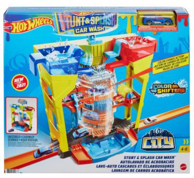 Hot Wheels Masini culori schimbatoare, Spalatoria
