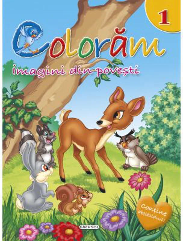 Coloram 1. Imagini din povesti. Contine abtibilduri, reeditare