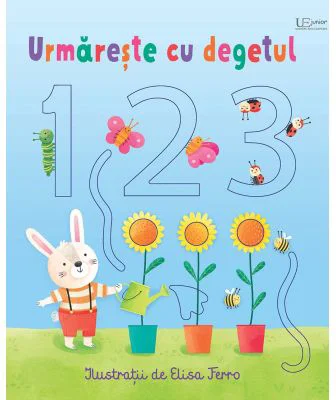Urmareste cu degetul 123 (Usborne)