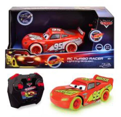 Masinuta RC Fulger McQueen Glow Racer scara 1: 32