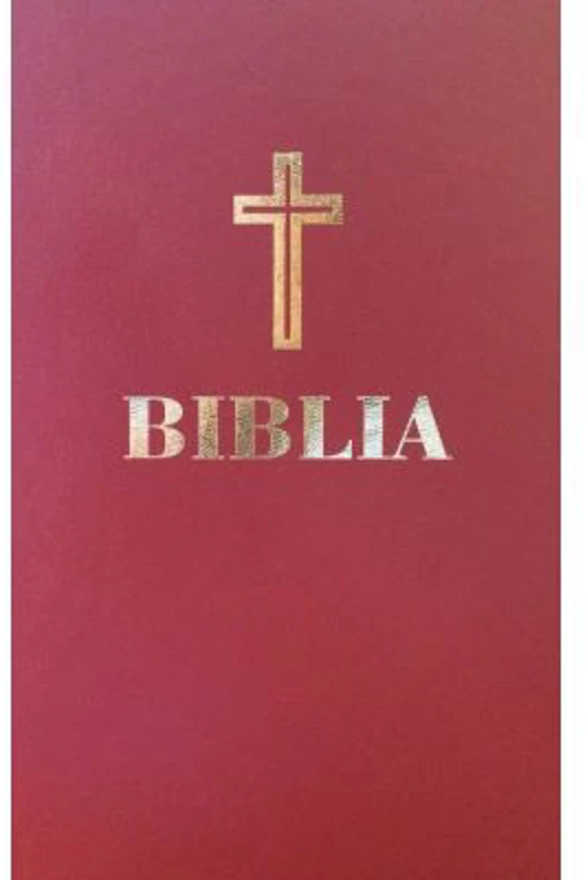 Biblia. Editie omagiala 100 de ani de la Marea Unire, grena, hartie crem