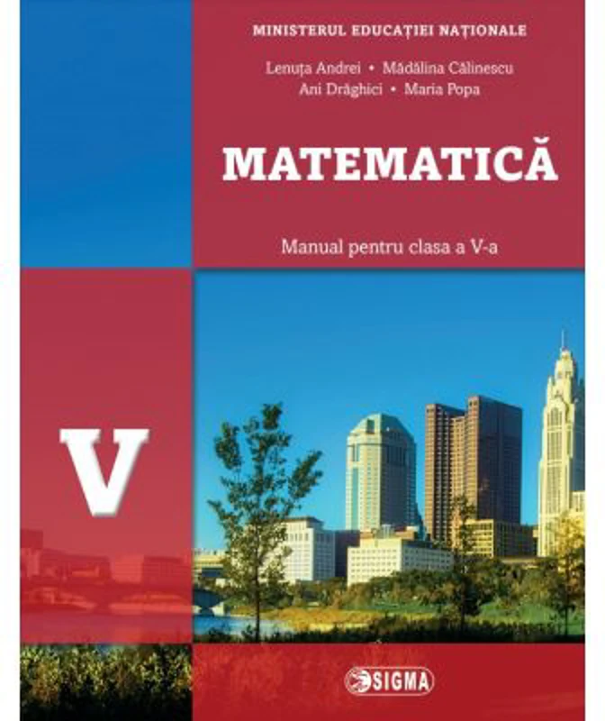 Matematica, manual pentru clasa a 5-a. Contine editia digitala - Lenuta Andrei