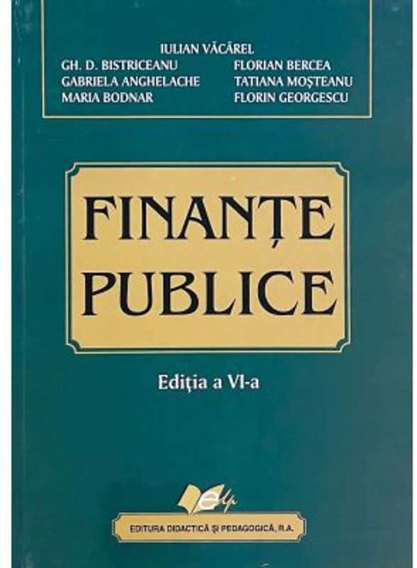 Finante Publice - Vacarel Iulian