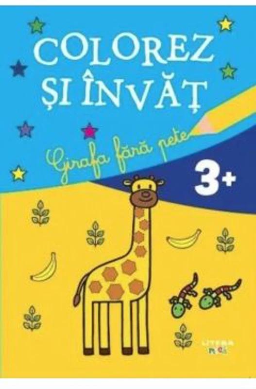 Colorez si invat. Girafa fara pete