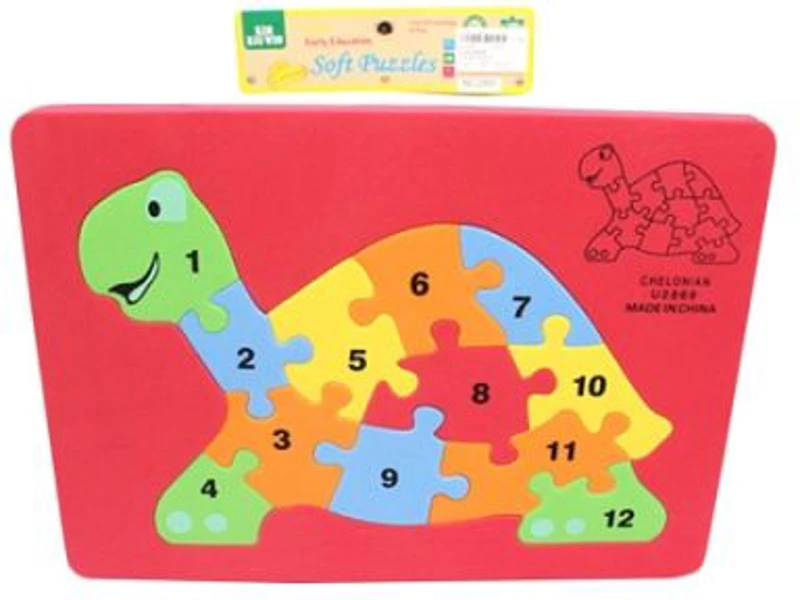 Puzzle EVA, incastru, Broasca testoasa
