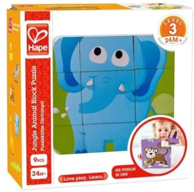Puzzle Jungla, 9 piese, HAPE