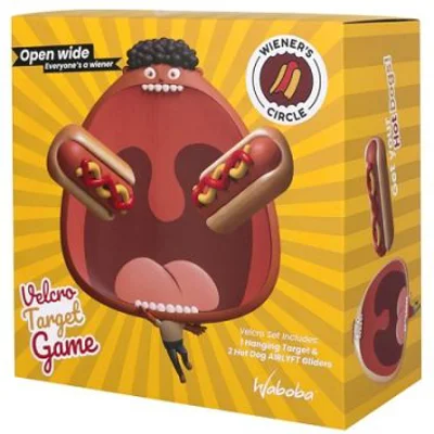 Joc aruncare la tinta cu Hot Dog zburator, Waboba Wiener's Circle Game