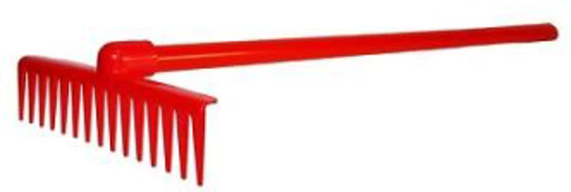 Grebla din plastic, 61 cm, Rosie
