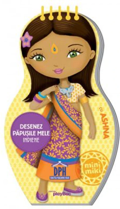 Desenez papusile mele indiene cu ASHNA. Colectia MiniMiki
