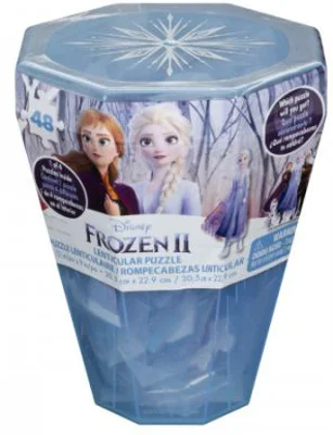 Puzzle Surpriza cu 48 piese in cutie diamant, Frozen2