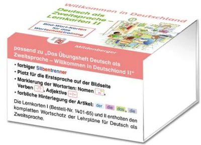 Willkommen in Deutschland Deutsch als Zweitsprache Lernkarten II