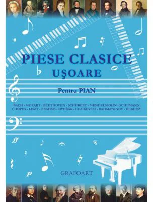 Piese clasice usoare pentru pian