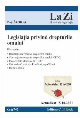 Legislatia privind drepturile omului. Actualizat la 15. 10. 2021