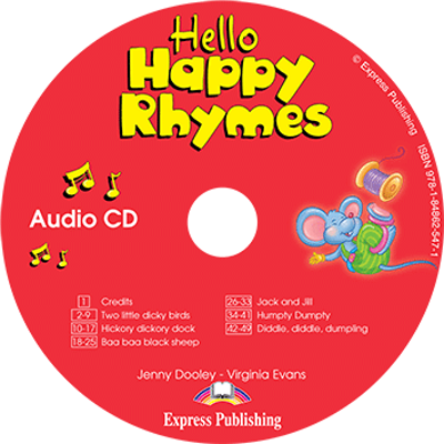 Curs limba engleza Hello Happy Rhymes Audio CD - Jenny Dooley, Virginia Evans