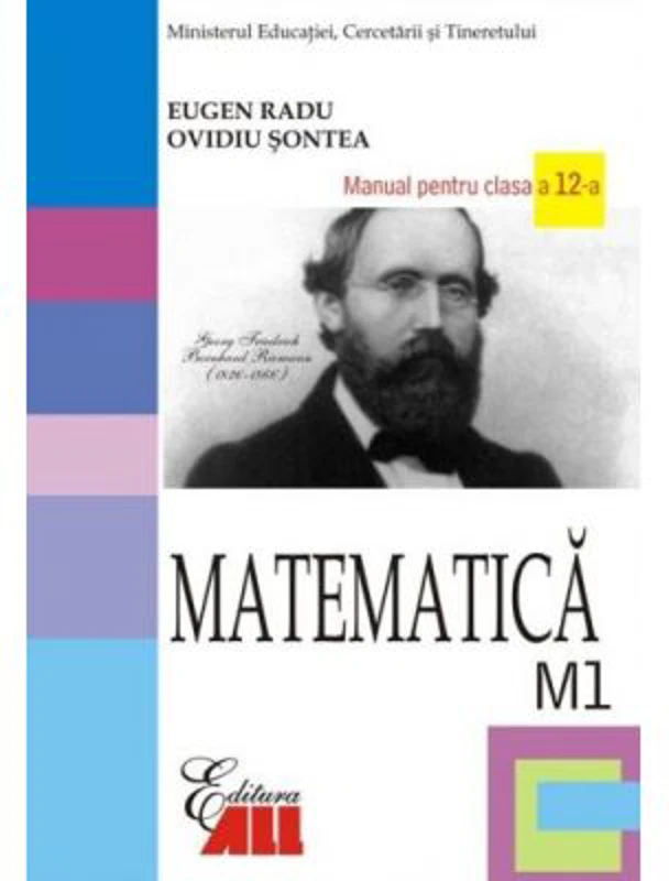 Matematica M1. Manual pentru clasa a 12-a - Eugen Radu