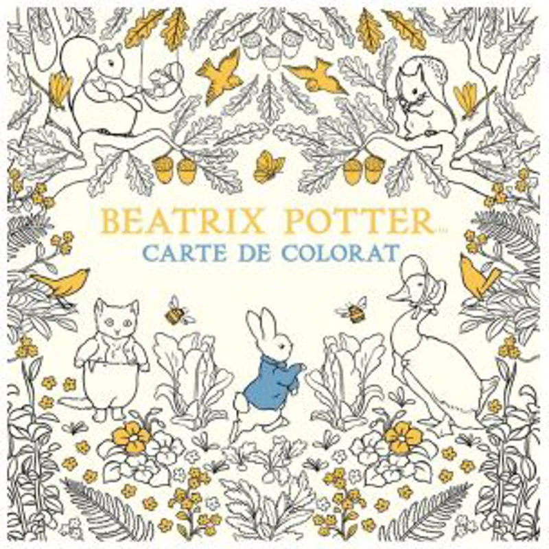 Beatrix Potter - carte de colorat