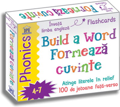 Build a word. Formeaza cuvinte. Jetoane limba engleza - Fran Bromage