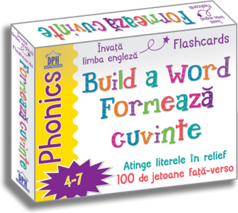 Build a word. Formeaza cuvinte. Jetoane limba engleza - Fran Bromage