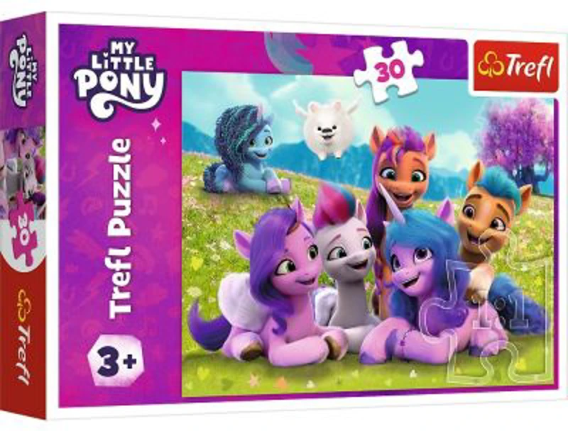 Puzzle 30 piese My Little Poney. Poneii prietenosi, Trefl