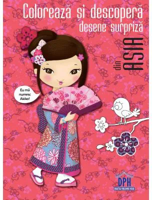 Coloreaza si descopera desene surpriza din Asia