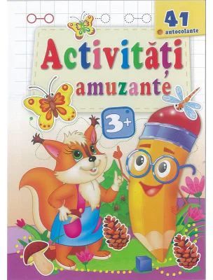 Veverita-Activitati amuzante 3+ cu 41 autocolante
