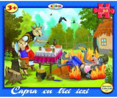 Puzzle Capra cu trei iezi