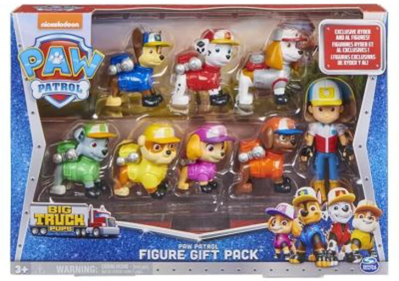 Big truck pups Set 8 figurine, Patrula Catelusilor