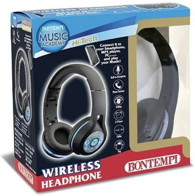 Casti wireless negre, Bontempi