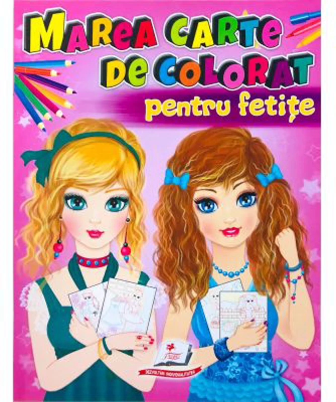 Marea carte de colorat pentru fetite