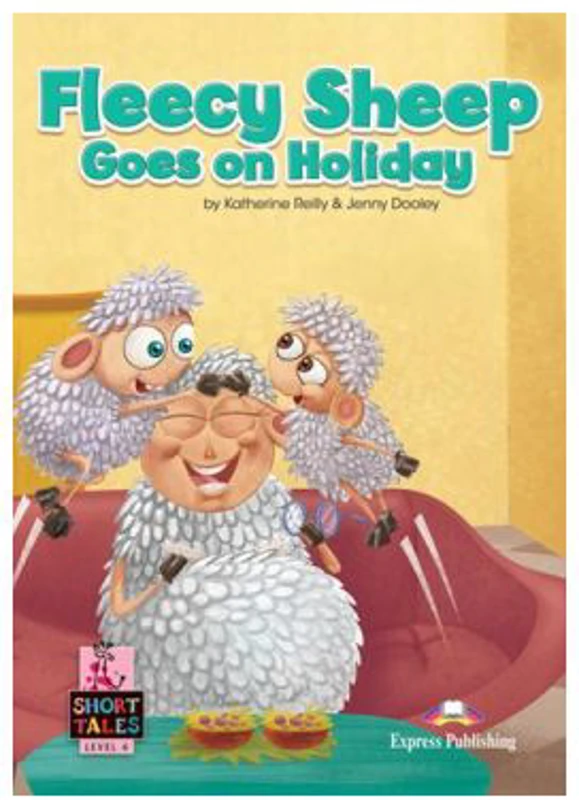 Literatura adaptata pentru copii Fleecy Sheep goes on holiday cu digibook app. - Jenny Dooley
