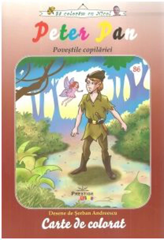 Peter Pan. Carte de colorat