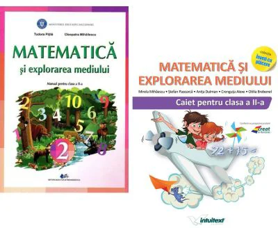 Pachet Manual matematica si explorarea mediului clasa 2-a plus caiet Varianta - EDP 1