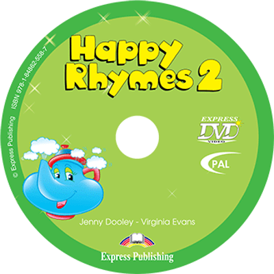 Curs limba engleza Happy Rhymes 2 DVD - Jenny Dooley, Virginia Evans