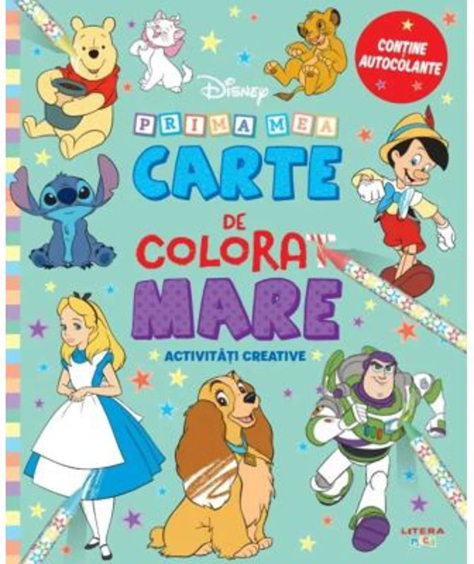 Disney. Prima mea carte de colorat mare