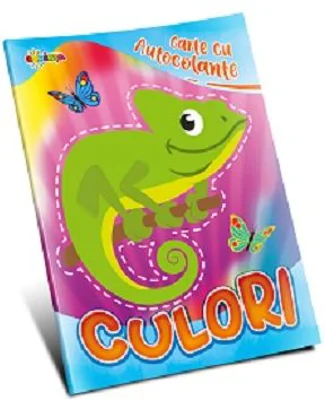 Carte cu autocolante. Culori
