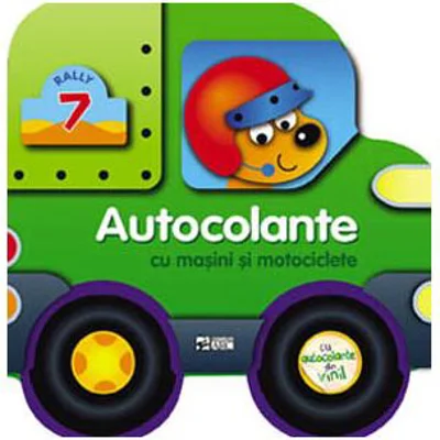 Autocolante cu masini si motociclete. Construieste vehicule cu autocolante