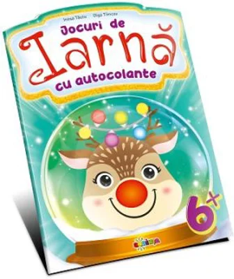 Jocuri de Iarna. Cu autocolante. 6+