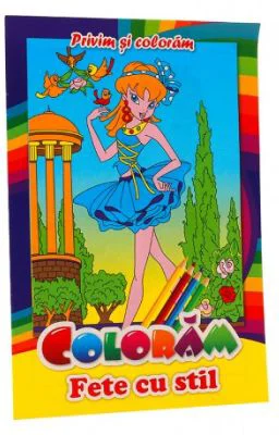Coloram Fete cu stil. Privim si coloram