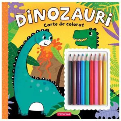 Dinozauri. Carte de colorat