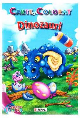 Dinozauri - Carte de colorat