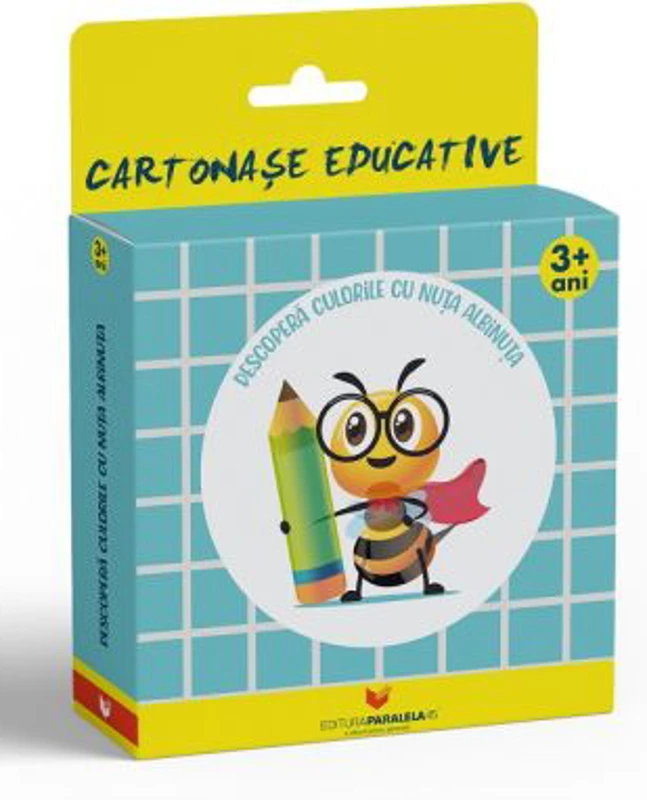 Descopera CULORILE cu Nuta Albinuta (12 cartonase educative)