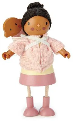 Figurina Doamna Forrester cu bebelus in marsupiu